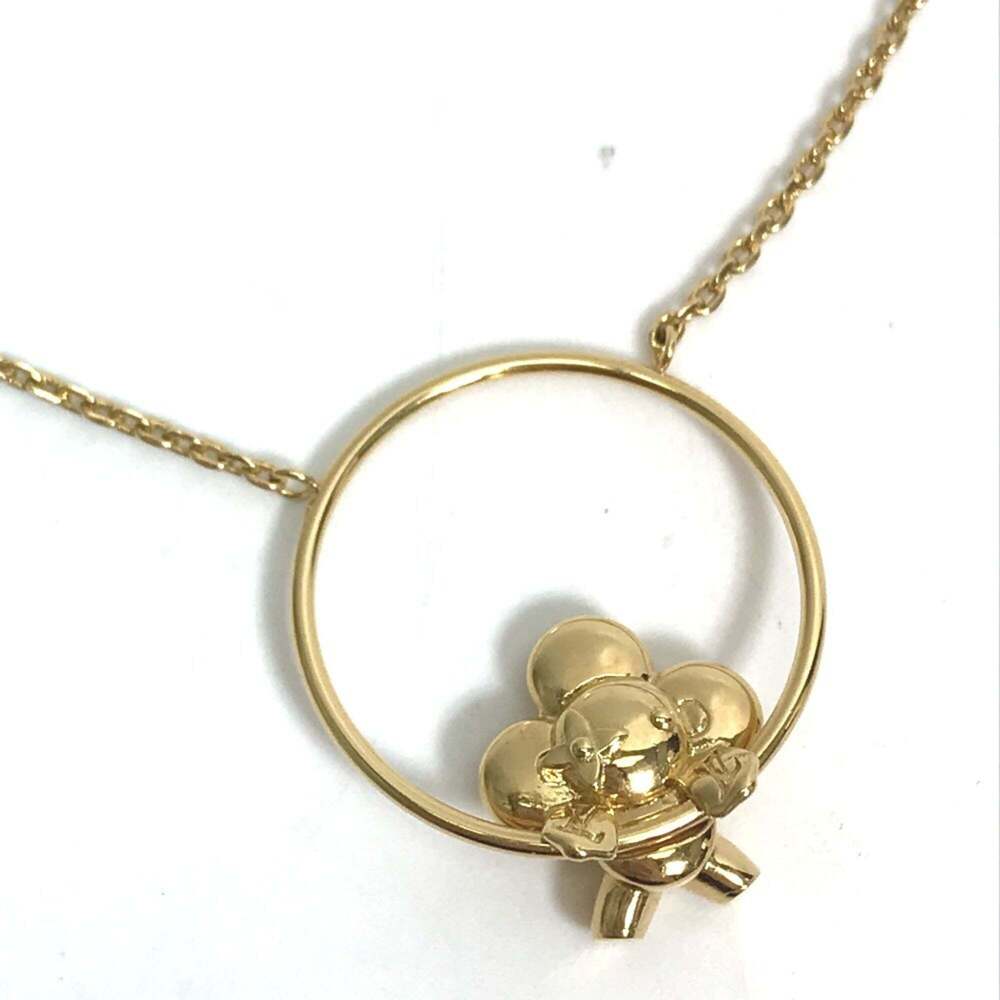 LOUIS VUITTON Gold Necklace - Picture 2 of 6